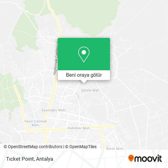 Tıcket Poınt harita