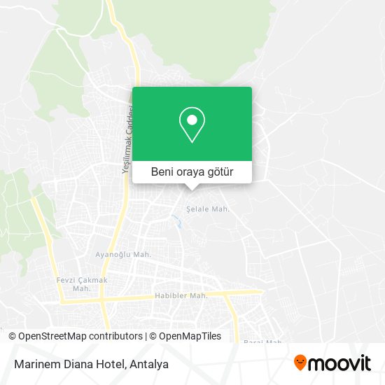 Marinem Diana Hotel harita