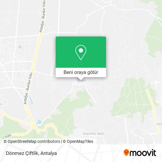 Dönmez Çiftlik harita