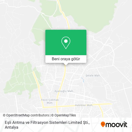 Eşli Arıtma ve Filtrasyon Sistemleri Limited Şti. harita