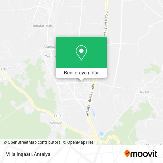 Villa Inşaatı harita