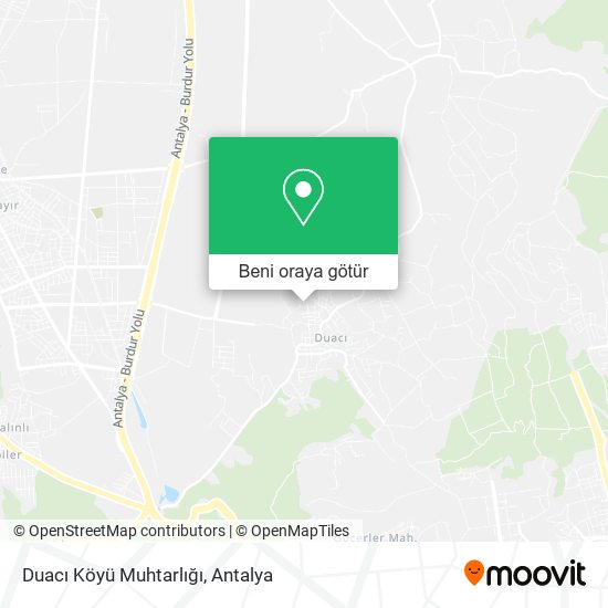Duacı Köyü Muhtarlığı harita