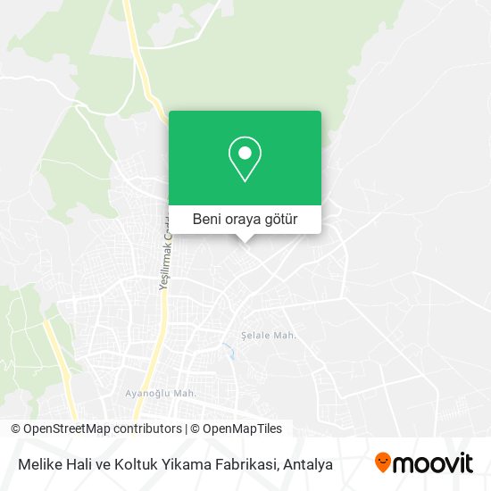 Melike Hali ve Koltuk Yikama Fabrikasi harita