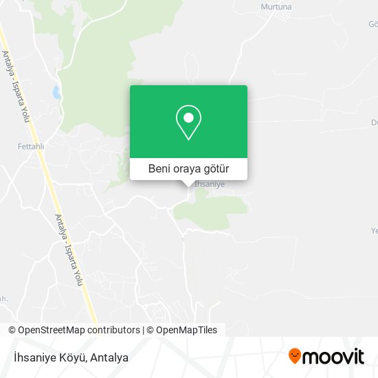 İhsaniye Köyü harita
