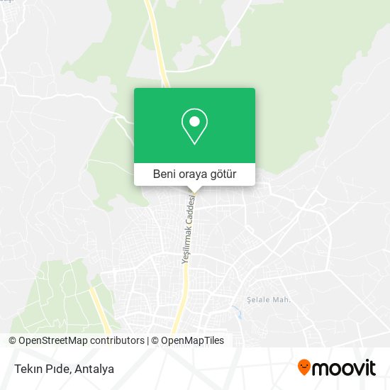 Tekın Pıde harita