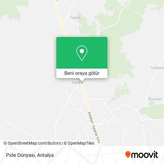 Pide Dünyası harita
