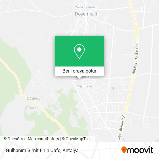 Gülhanım Simit Fırın Cafe harita