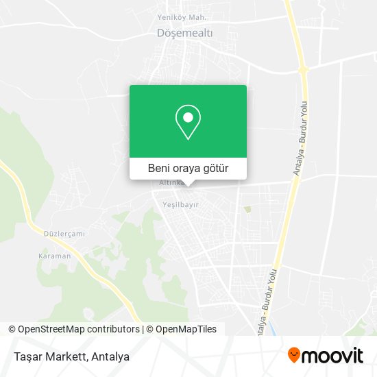 Taşar Markett harita