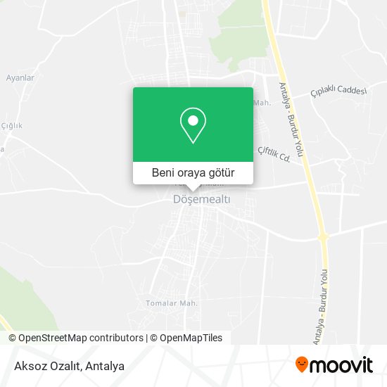 Aksoz Ozalıt harita