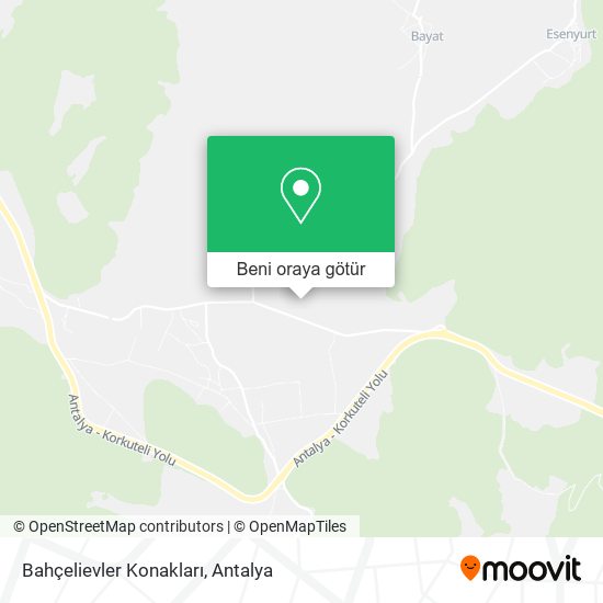 Bahçelievler Konakları harita