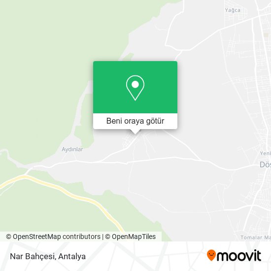 Nar Bahçesi harita