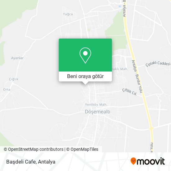 Başdeli Cafe harita