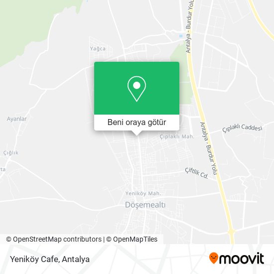 Yeniköy Cafe harita
