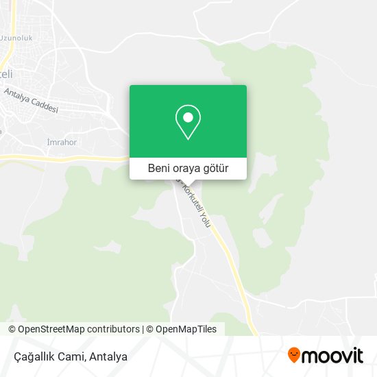 Çağallık Cami harita