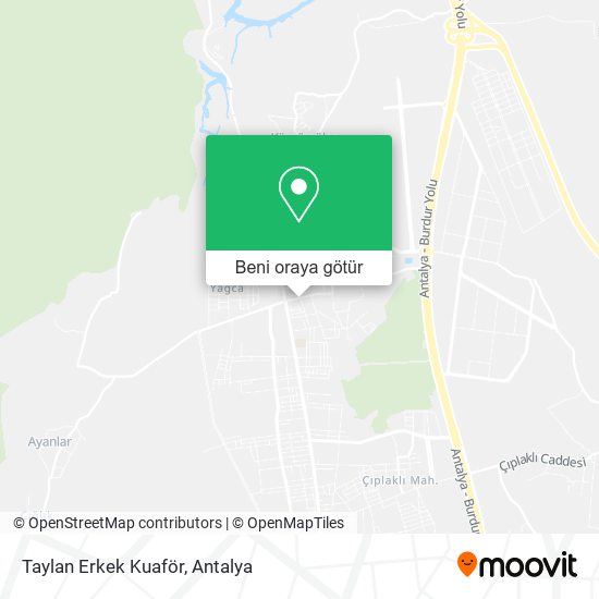 Taylan Erkek Kuaför harita