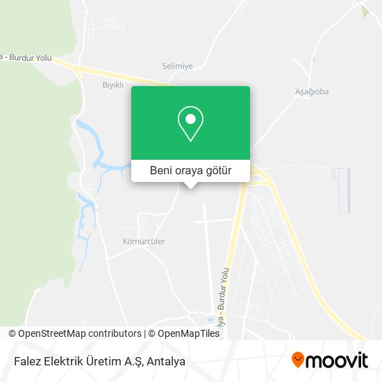 Falez Elektrik Üretim A.Ş harita