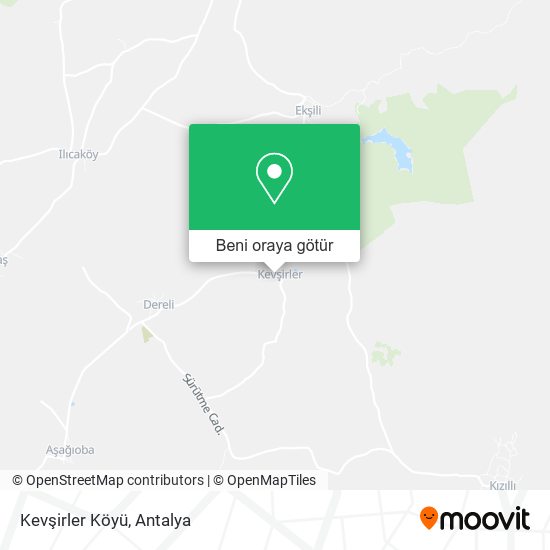 Kevşirler Köyü harita