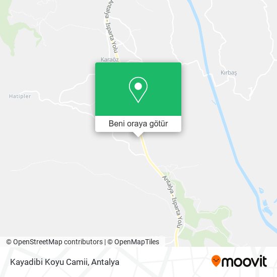 Kayadibi Koyu Camii harita