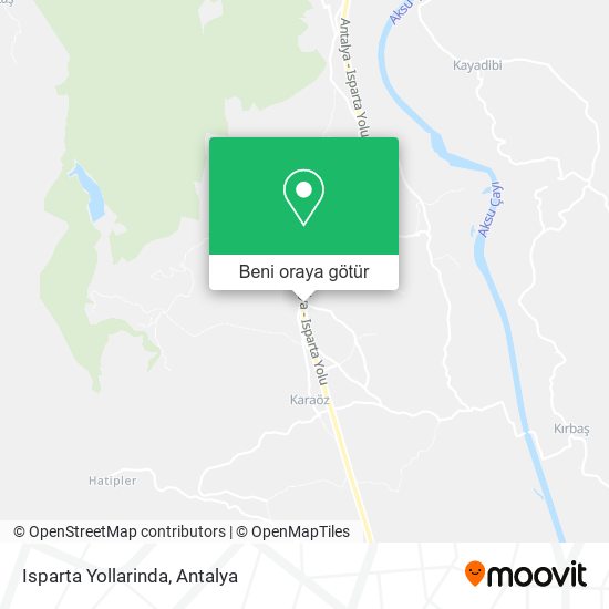 Isparta Yollarinda harita