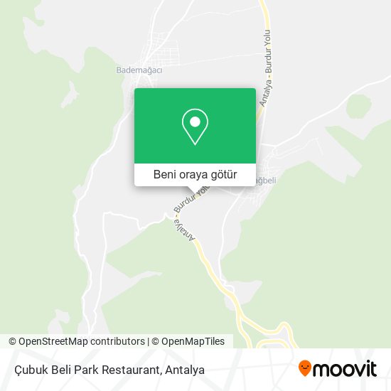 Çubuk Beli Park Restaurant harita