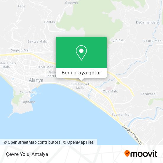 Çevre Yolu harita