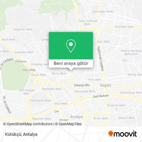 Kütükçü harita
