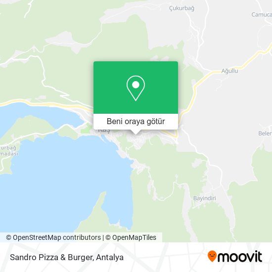 Sandro Pizza & Burger harita