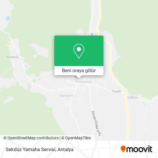 Sekdüz Yamaha Servisi harita