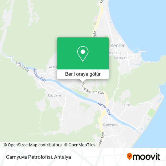 Camyuva Petrolofisi harita