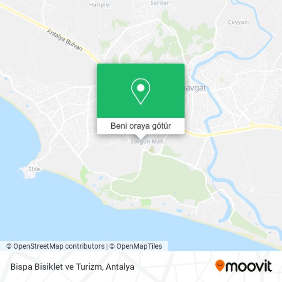 Bispa Bisiklet ve Turizm harita