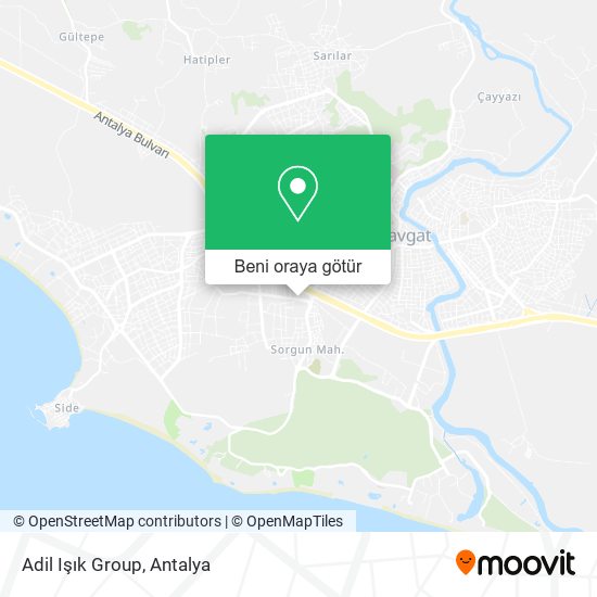 Adil Işık Group harita