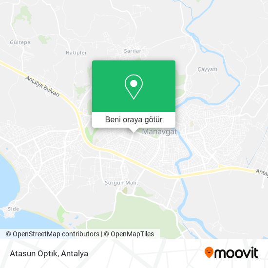 Atasun Optık harita