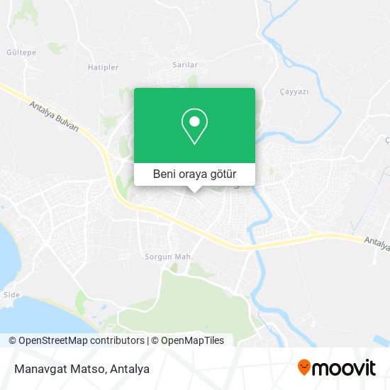 Manavgat Matso harita