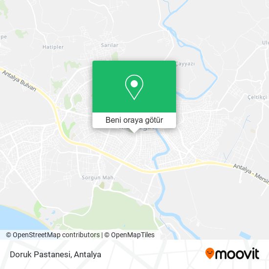 Doruk Pastanesi harita