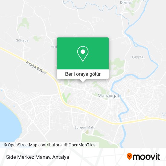 Side Merkez Manav harita