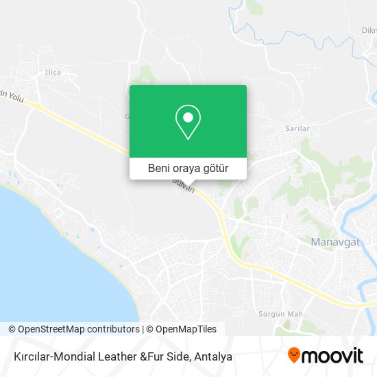 Kırcılar-Mondial Leather &Fur Side harita