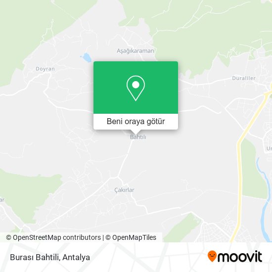 Burası Bahtili harita