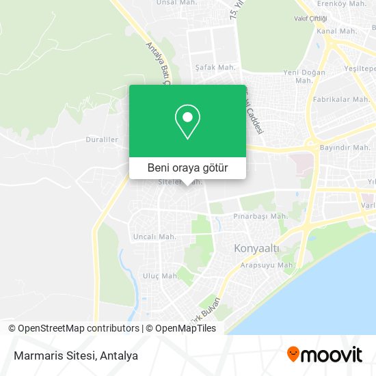 Marmaris Sitesi harita