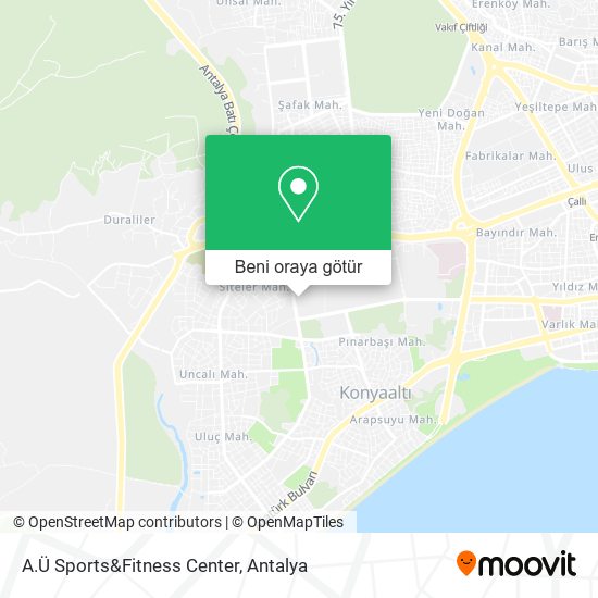A.Ü Sports&Fitness Center harita