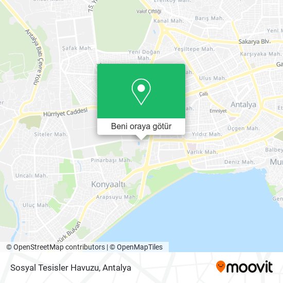 Sosyal Tesisler Havuzu harita