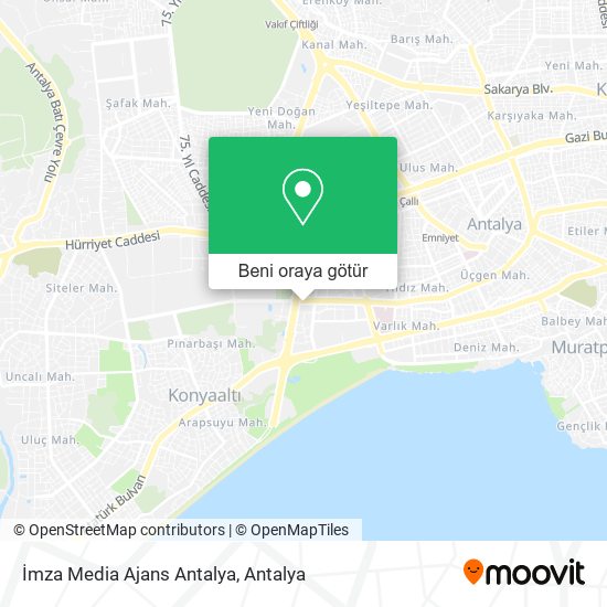 İmza Media Ajans Antalya harita