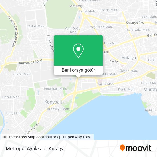 Metropol Ayakkabi harita