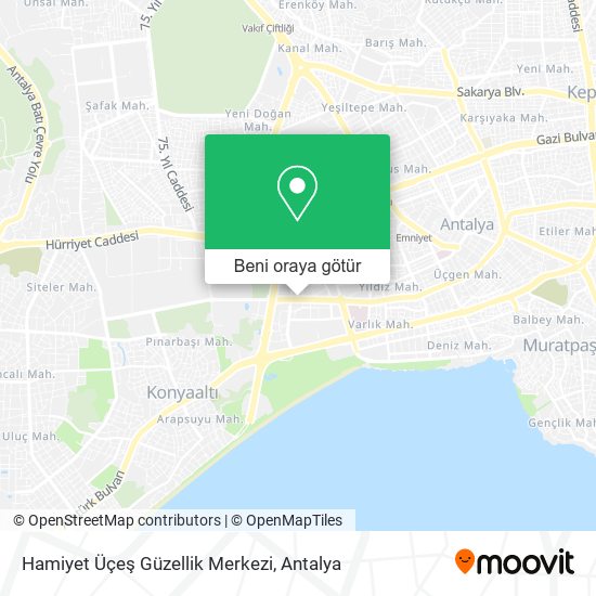 Hamiyet Üçeş Güzellik Merkezi harita