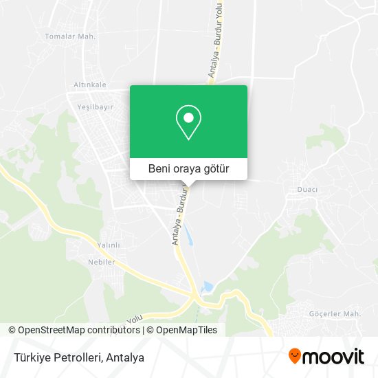 Türkiye Petrolleri harita