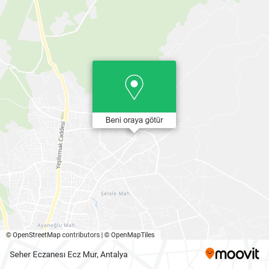 Seher Eczanesı Ecz Mur harita