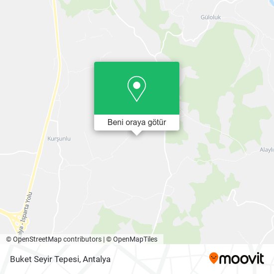 Buket Seyir Tepesi harita