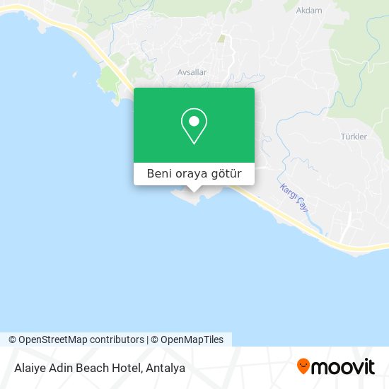 Alaiye Adin Beach Hotel harita
