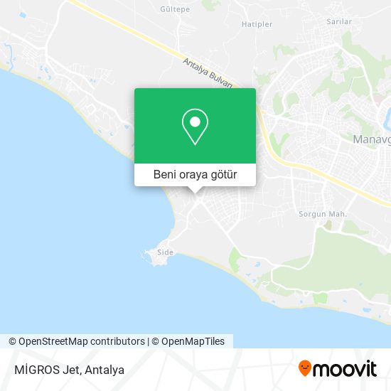 MİGROS Jet harita