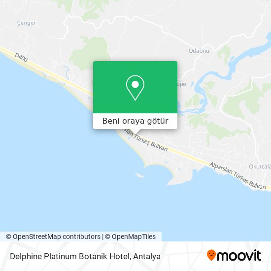 Delphine Platinum Botanik Hotel harita