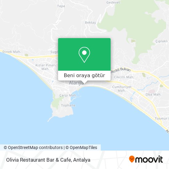 Olivia Restaurant Bar & Cafe harita